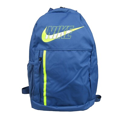 #ad Nike Elemental Kids Backpack School Travel Bag Blue Volt 20L NEW DO6737 410