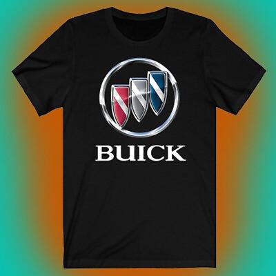 #ad Buick Car Motorcycle Men#x27;s Black T shirt Size S to 5XL