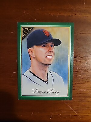 #ad 2019 Topps Gallery #115 Buster Posey Green # 99