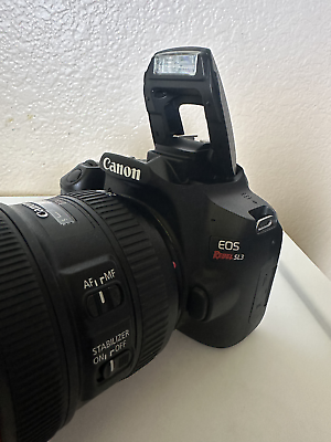 #ad Canon EOS Rebel SL3 DSLR Camera w Canon 24 70mm Zoom Lens and Canon EW 83M hood