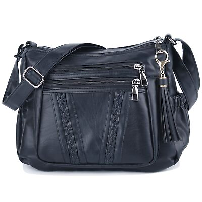 #ad ELDA Crossbody Bags For Women Pocketbooks Soft PU Leather Purses and Handbags...