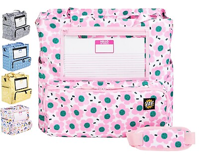 #ad Large Daycare Preschool Tote Diaper Bag Shoulder Strap Insulated Name Card