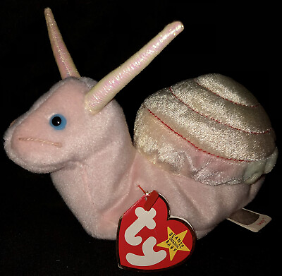 #ad RARE TY SWIRLY SNAIL BEANIE BABY Tags ERRORS MINT RETIRED TOY FIGURE COLLECTIBLE