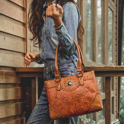 Concealed Carry Hobo Crossbody Purse Leather Shoulder Bag Women Handbag Wallet