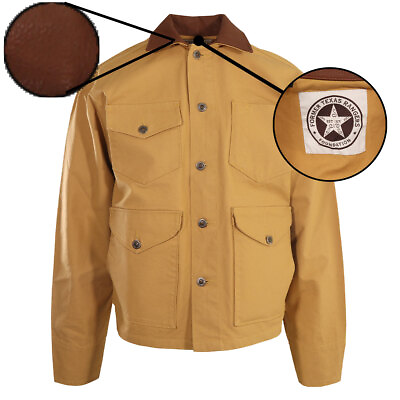 #ad Schaefer Outfitter Men#x27;s Jacket Suntan Texas Ranger Brush Ranch Coat S03