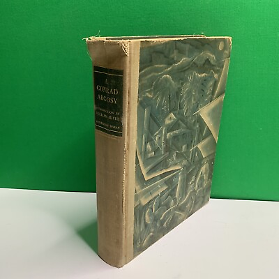 #ad A Conrad Argosy Intro McFee Wood Cuts Mueller Doubleday Doran Vintage 1942 Book