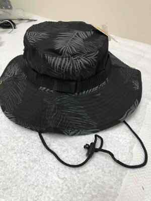 #ad NWOT Unisex Cotton Summer Beach Sun Hat with Detachable Cord L XL