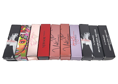 #ad Mac Cosmetics 10 EMPTY Lipstick Boxes Please Read