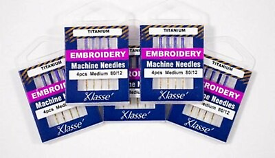 #ad Sewing Machine Needles Klasse Embroidery Choose your Size