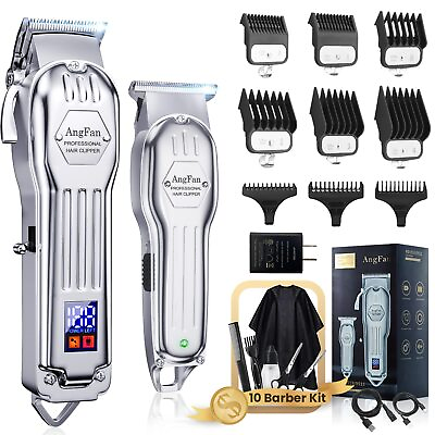 #ad Hair Clippers for Men with Charger T Blade Hair Beard Trimmer Kit Professiona...