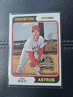 #ad 2023 Topps Heritage High Number Jim Ray #458 Boxtopper 1974 Buyback