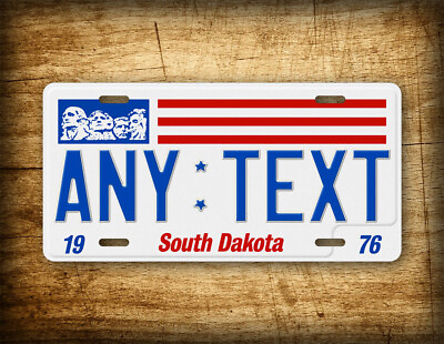 #ad Personalized 76 80 South Dakota Retro License Plate ANY TEXT 6x12 Custom Tag