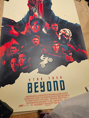 #ad Matt Taylor Star Trek Beyond Screenprint Mondo Poster New