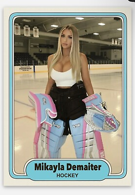#ad Mikayla Demaiter Canada Hockey Model Rookie Trading Card RC