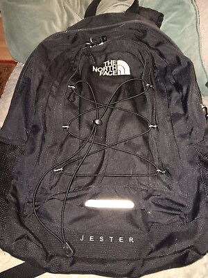#ad The North Face Jester Backpack Hiking School Trail Adjustable Black