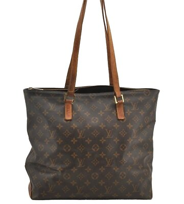 #ad Authentic Louis Vuitton Monogram Cabas Mezzo Shoulder Tote Bag M51151 Junk 6065I