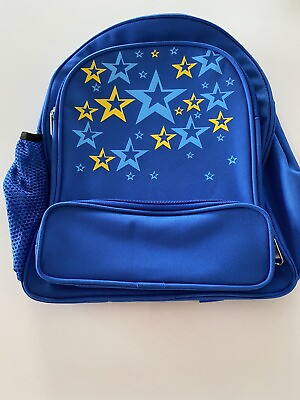 #ad BLUE amp; YELLOW STAR BACKPACK