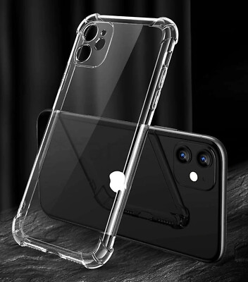 For iPhone 14 13 12 11 Pro Max XS XR 8 7 Plus SE Silicone Case Camera Lens Cover $3.99