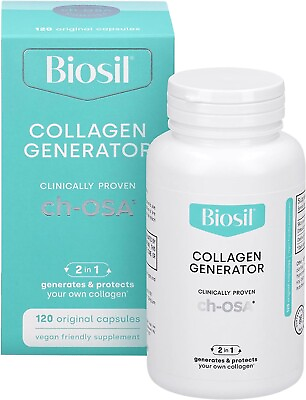 #ad Natural Factors BioSil Advanced Collagen Generator 120 Ct 12 2025 or Better