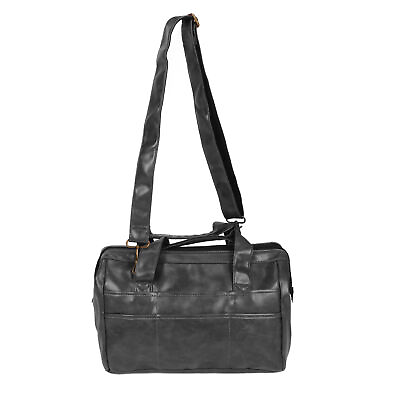 #ad Barber Handbag PU Leather Simple Large Capacity Portable Hairdressing Bag Wi FB9