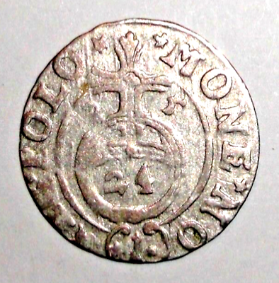 #ad 1625 Silver Coin Medieval Poland Sigismund III. 1587 1632 AR 1 24 thaller