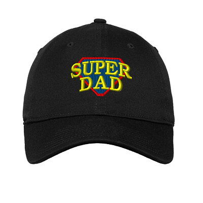 #ad Soft Women Baseball Cap Super Dad Embroidery Dad Hats for Men Buckle Closure