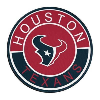 #ad Round Mouse Pad 8in Non Slip Rubber Mouse Pad，fans Gift Houston Texans
