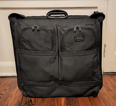 #ad TUMI 2233D3 Alpha Two Wheeled Luggage Garment Bag Ballistic Nylon 24” Black