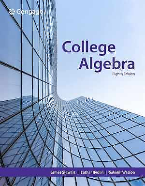#ad College Algebra Hardcover by Stewart James Redlin Lothar Watson New h