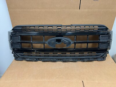 #ad OEM 2022 2023 FORD F 150 GRILLE PLATINUM BLACK APPEARANCE PACKAGE TRIM MATCH
