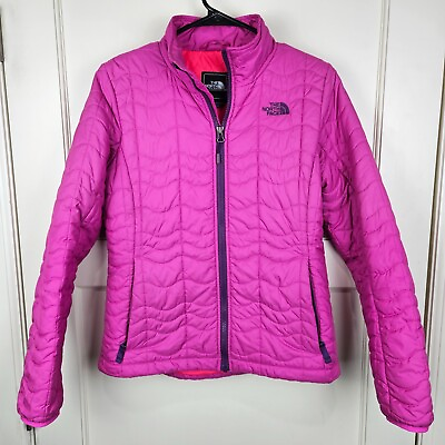 #ad The North Face Jacket Womens Size: M Pink Quilted Puffer Coat