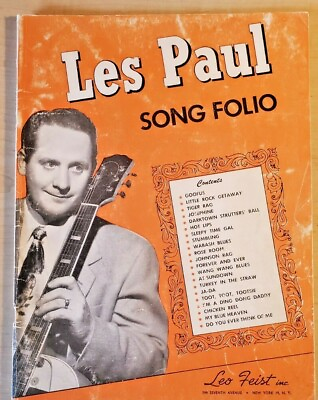 #ad 1951 Les Paul Song Folio Leo Feist INC Vintage Sheet Music Ukulele