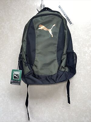 #ad Puma Equivalence School Backpack With Laptop Pocket Dark Green 16HX12WX6D $49.99