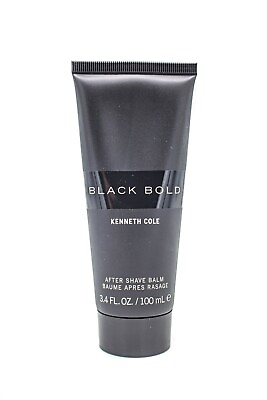 Kenneth Cole Black Bold After Shave Balm 3.4 FL OZ 100 ML Brand New SEALED $9.50