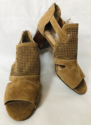 #ad BELLA VITA Illiana Heeled Sandals Size 8N Women’s Shoes Genuine Leather Brown