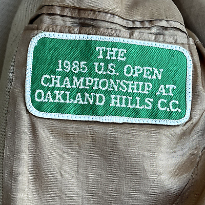 #ad 1985 US Open Golf History Oakland Hills Blazer Sport Coat Jacket Mens 42R