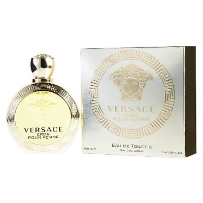 #ad Versace Eros Pour Femme by Gianni Versace 3.4 oz EDT Perfume for Women NIB