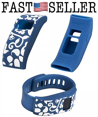 #ad French Bull Slim Designer Sleeve Band Cover for Fitbit Charge amp; Charge HR *NEW*