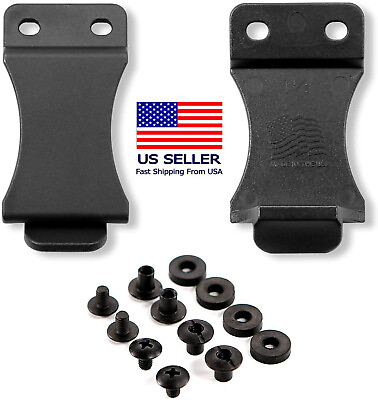 #ad Kydex IWB Holster Belt Clip 1.5 or 1.75 inch Hardware Screw Kit FOMI USA