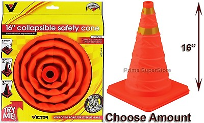 #ad Bell Heavy Duty Collapsible Cone Traffic Safety Roadside Emergency Reflective