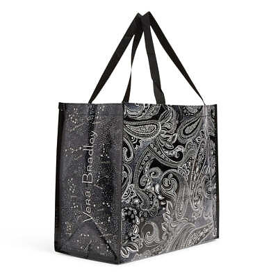 #ad Vera Bradley Market Tote Stellar Paisley Large 17 15 9 Shopping Tote Gift Bag