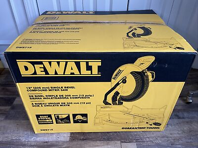 #ad DeWalt DWS715 Compound Miter Saw 12” Single Bevel BRAND NEW IN BOX