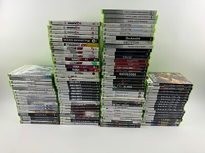 #ad Microsoft Xbox 360 Games With Cases Pick amp; Choose Huge Lot Great Prices
