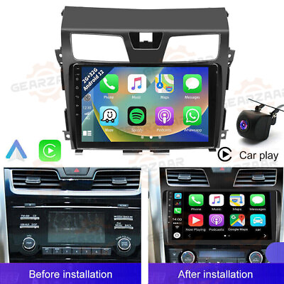 #ad For 2013 2018 Nissan Altima Apple Carplay Car Radio Android 12 GPS FM Stereo DSP