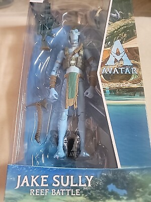 #ad McFarlane Avatar: The Way of Water Jake Sully Reef Battle 7quot; Action Figure