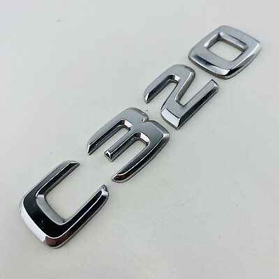 #ad 1998 2007 Mercedes C230 C320 Emblem Logo Letters Badge Decal Trunk Rear OEM C66