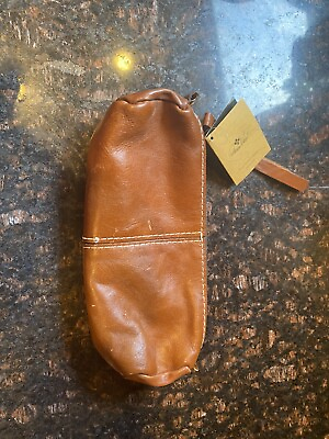 #ad  Patricia Nash Isla Oblong Tan Wristlet Brand New with tags