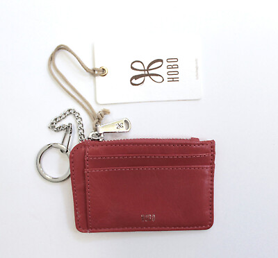 Hobo Kai Leather Card Wallet Card Holder Tea Rose $34.95
