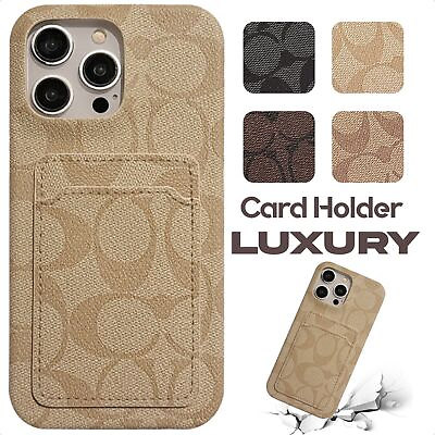 #ad For iPhone 15 Pro Max 14 13 12 Phone Case Leather Cover With Wallet Card Holder