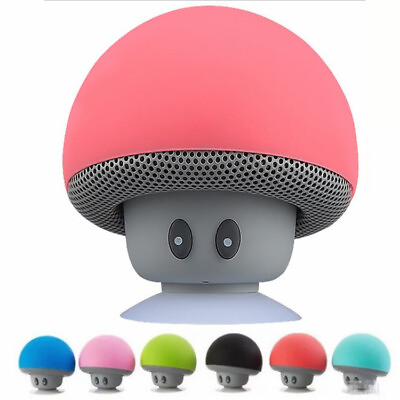 #ad Mini Smart Mushroom Absorbing Wireless Bluetooth Speaker Waterproof HIFI Stereo